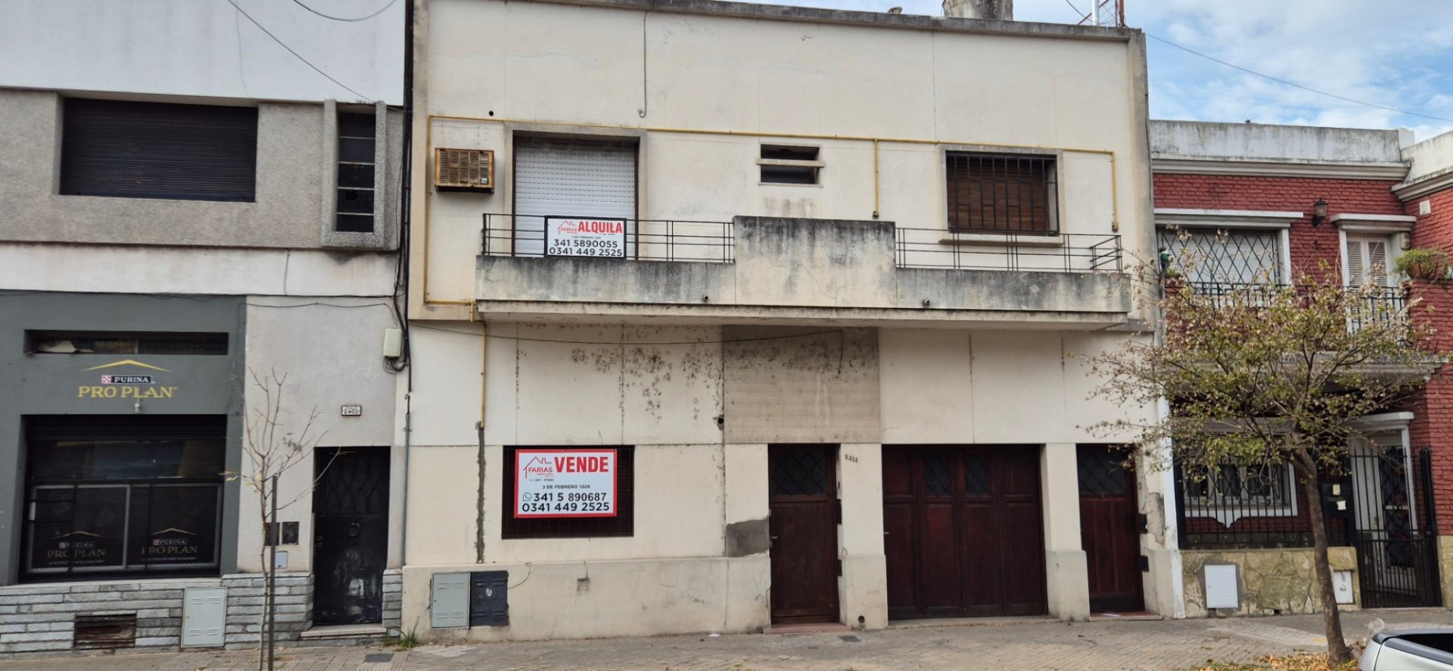 Terreno con dos casas
